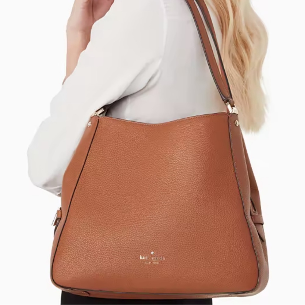 MAKE AN OFFER NWT Kate spade Leila Medium Triple Compartment Shoulder Bag - Picture 2 of 4